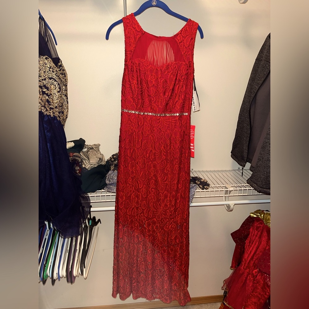 Red prom dress